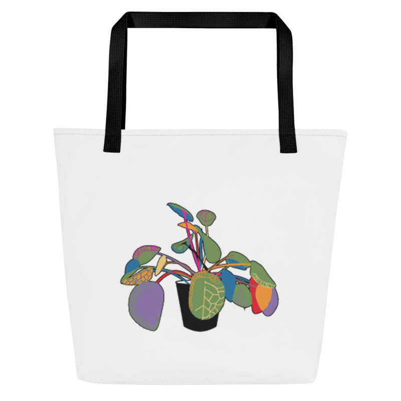 Money Plant Tote Front